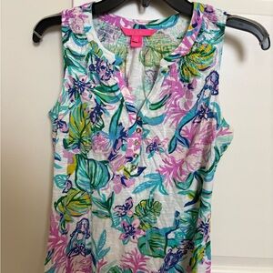 Lilly Pulitzer Multicolor Floral Blouse